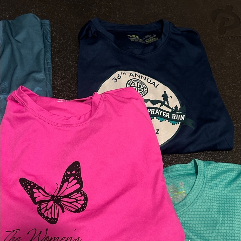 Colorful long sleeve ran Shirts Collection set of 5 - Picture 5 of 5